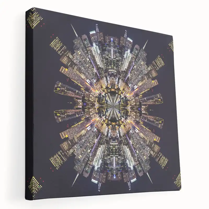 Urban Architectural Wall Art - Futuristic Cityscape Print Limited Offer