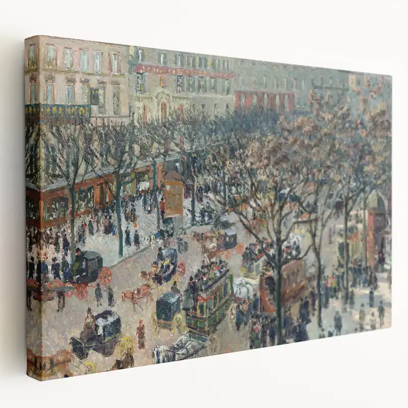 Special Discount Impressionist Cityscape Wall Art - Pissarro's Boulevard in Sunlight