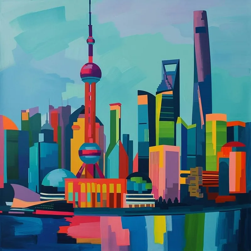Abstract Travel Collection Shanghai China 4 Best Price