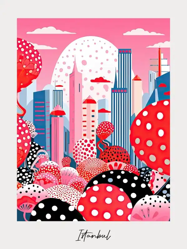 Last Chance Poster Of Istanbul, Illustration In The Style Of Pop Art 4