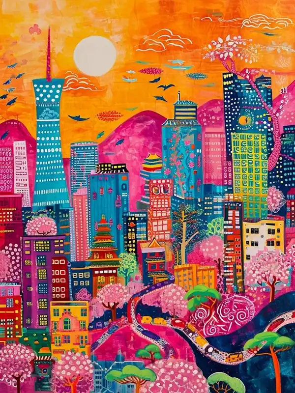 Kitsch Tokyo Colourful 4 New Arrival