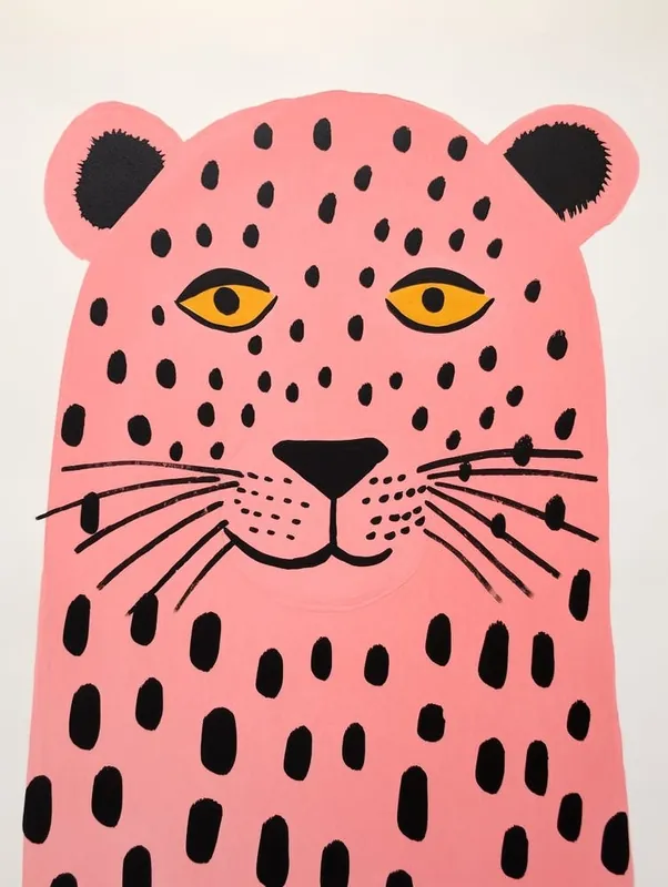 Pink Polka Dot Lion 1 Markdown